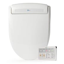 Supreme Elongated Bidet Toilet Seat with Adjustable Warm Water, Self Cleaning Nozzles, Power Save Mode and Wireless Remote