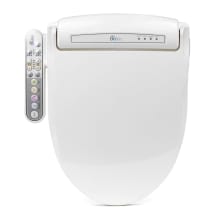 Prestige Elongated Bidet Toilet Seat with Adjustable Warm Water, Self Cleaning Nozzles, Vortex Wash, Power Save Mode and Side Panel Controls