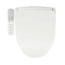Slim Elongated Bidet Toilet Seat with Self-Cleaning Nozzle, Nightlight and Fusion Warm Water Technology