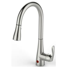 Flow Pull-Down Spray Kitchen Faucet with Hands Free Motion Sensing Dual Spray and Escutcheon Plate