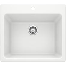 Liven 25" Dual Mount Single Basin SILGRANIT Laundry Sink