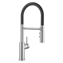 Catris 1.5 GPM Single Hole Pre-Rinse Pull Down Kitchen Faucet