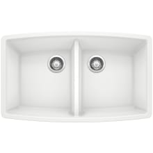 Performa 33" Undermount Double Basin SILGRANIT Kitchen Sink