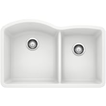 Diamond 32" Undermount Double Basin SILGRANIT Kitchen Sink