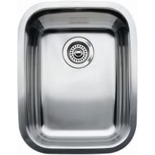 Supreme Single Basin Stainless Steel Kitchen Sink 16 3/16" x 20 1/2"