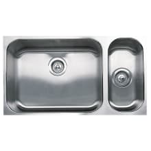 Spex 32" Undermount Double Basin Stainless Steel Kitchen Sink