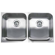 Spex 31-1/8" Undermount Double Basin Stainless Steel Kitchen Sink