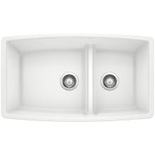 Performa 33" Undermount Double Basin SILGRANIT Kitchen Sink