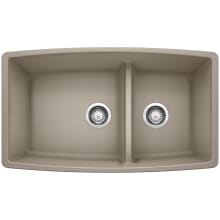 Performa 33" Undermount Double Basin SILGRANIT Kitchen Sink
