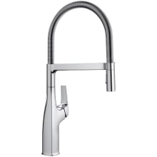 Rivana Semi-Pro 1.5 GPM Single Hole Pre-Rinse Pull Out Kitchen Faucet