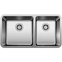 Formera 33" Undermount Double Basin Stainless Steel Kitchen Sink
