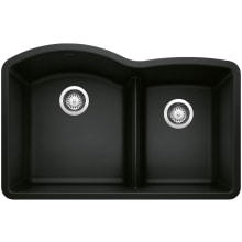 Diamond 32" Undermount Double Basin SILGRANIT Kitchen Sink