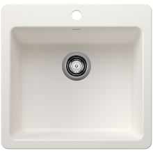 Liven 21" Drop-In/Undermount Single Basin SILGRANIT Kitchen Sink