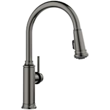 Empressa 1.5 GPM Single Hole Pull Down Kitchen Faucet