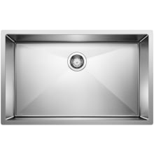Precision Single Basin Stainless Steel Kitchen Sink 32" x 20"