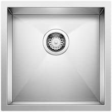 Precision Single Basin Stainless Steel Bar Sink 17" x 17"