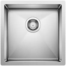 Precision Single Basin Stainless Steel Bar Sink 17" x 17"