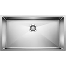 Precision Single Basin Stainless Steel Kitchen Sink 32" x 18"