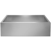 Precision 32" Farmhouse Single Basin Stainless Steel Kitchen Sink with Sound Dampening