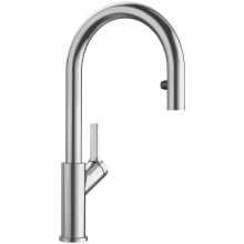 Urbena 1.5 GPM Single Hole Pull Down Kitchen Faucet