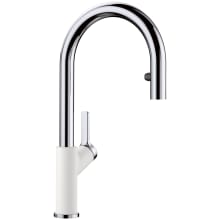 Urbena 1.5 GPM Single Hole Pull Down Kitchen Faucet