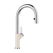 Urbena 1.5 GPM Single Hole Pull Down Kitchen Faucet
