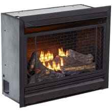 26,000 BTU Vent Free Zero Clearance Natural Gas Fireplace Insert with Remote Control