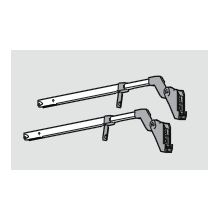 AVENTOS HF Face Frame Bi-Fold Cabinet Telescopic Arm Set for Cabinet Height of 18-7/8" to 22"