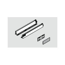 TANDEMBOX Plus 20" Long x 2-11/16" High Drawer Profiles in Stainless Steel