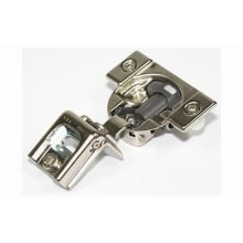 COMPACT 1-1/2 Inch Overlay Press-In Cabinet Door Hinge with 110-Degree Positive Opening Angle and BLUMOTION Self Close Function (Sold Individually)