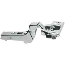 CLIP Top Inset Press-In Cabinet Door Hinge with 95-Degree Opening Angle, Self Close and BLUMOTION Soft Close Function for Thick Doors up to 1-3/16"