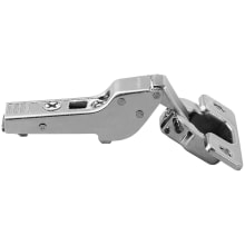 CLIP Top Partial Overlay Screw-On Cabinet Door Hinge with 120-Degree Opening Angle and Self Close Function