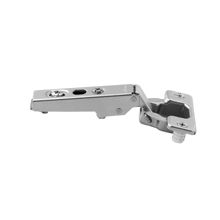 CLIP Full Overlay Press-In Cabinet Door Hinge with 107-Degree Opening Angle and Self Close Function
