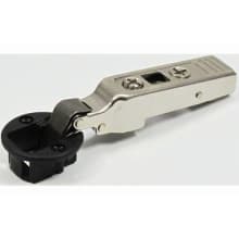 CLIP Top Full Overlay Screw-On Glass Cabinet Door Hinge with 94-Degree Opening Angle and Self Close Function - 10 Pack