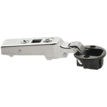 CLIP Top Full Overlay Screw-On Glass Cabinet Door Hinge with 94-Degree Opening Angle and Self Close Function