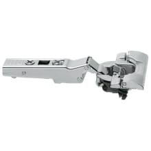 CLIP Top 15-Degree Negative Angle INSERTA Cabinet Door Hinge with 110-Degree Opening Angle, Self Close and BLUMOTION Soft Close Function