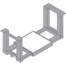 AMBIA-LINE 12 Plate Adjustable Holder and Carrier