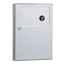 ClassicSeries Recessed Sanitary Napkin Disposal Unit with Self-Closing Panel
