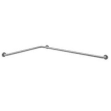 Satin Stainless Steel 1-1/4" Diameter Two-Wall Toilet Compartment Grab Bar
