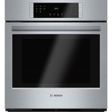 800 Series 27 Inch Wide 3.9 Cu. Ft. Single Wall Oven with SteelTouch™