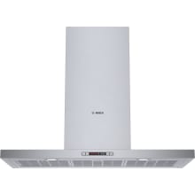 600 CFM 36 Inch Wide Box Canopy Chimney Hood with LCD Display