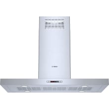 600 CFM 42 Inch Wide Island Range Hood with Audible Feedback