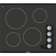 24 Inch Wide Built-In Electric Cooktop with 2,200W Power Element
