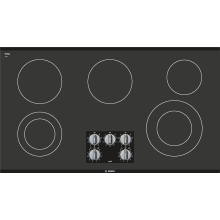 36 Inch Electric Cooktop with Dual Elements