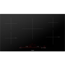 800 Series 36 Inch Wide 5 Burner Induction Cooktop with Home Connect