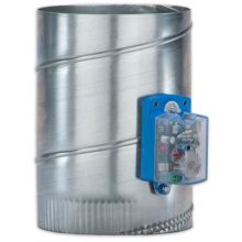 18"D x 17.75"L Power Open / Power Close Round Damper