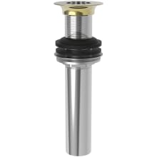 Solid Brass P.O. Plug with Flat Strainer Plate and 1-1/4" O.D. Tailpiece