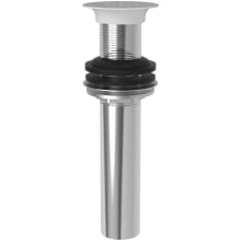 Solid Brass P.O. Plug with Flat Strainer Plate and 1-1/4" O.D. Tailpiece