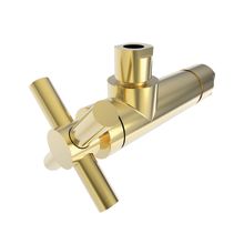 1/4 Turn Contemporary Ceramic Disc Angle Valve with Cross Handle