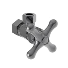 Metal Cross Handle Angle Valve with 1/2" Compression Inlet